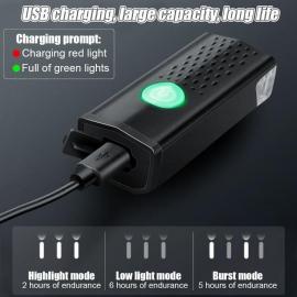 Predn svetlo/svietidlo na bicykel s USB