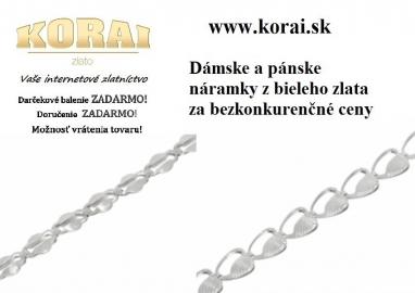 Nramky z bieleho zlata KORAI