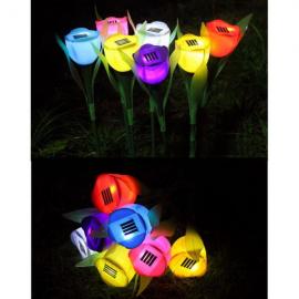 Solrne LED svetlo tulipn