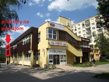 Obchodn priestory 65 m2 - Pov.  Bystrica