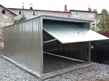 Plechová garáž 3x5 záhradný domček stavebná búda