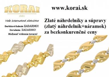 Zlat nhrdelnky a spravy od KORAI