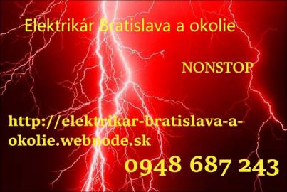 elektrikr bratislava a okolie